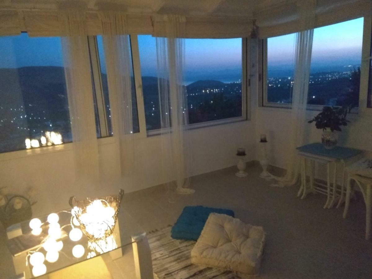 Outstanding Panoramic View, 10΄ Beach, 20΄ Airport Olimbos Exteriör bild